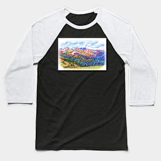 The Colorado Continental Divide On Loveland Pass Baseball T-Shirt